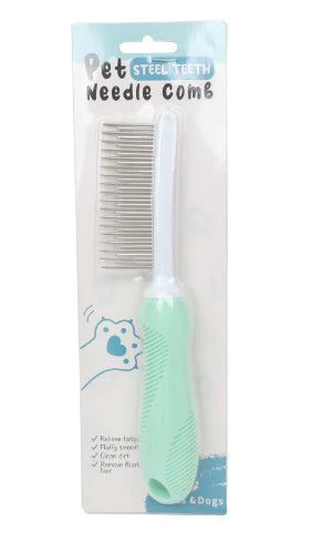 Pet Grooming Needle Comb for Cleaning Fur