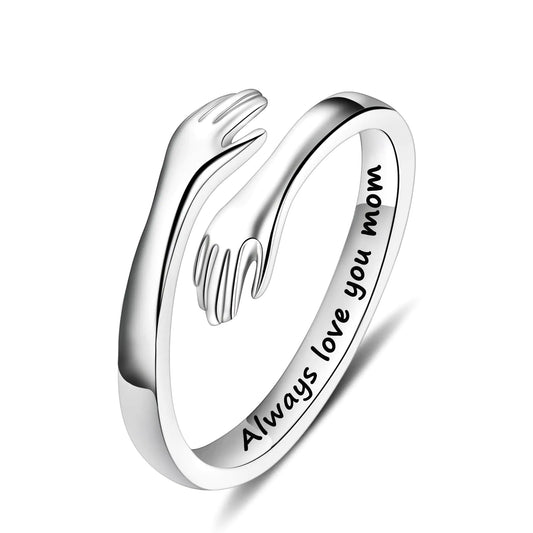 Silver Hug Ring